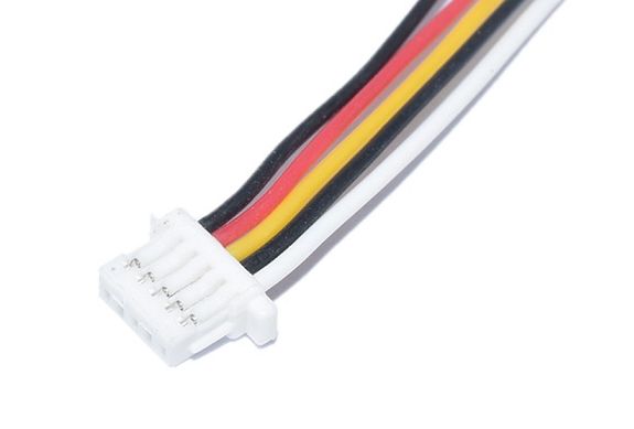 Connector JST-SH 1.0mm pitch 5-pin male met 20cm kabel